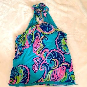 Lilly Pulitzer paisley print blouse
